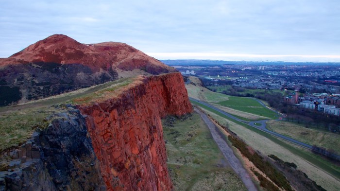 Seat arthur edinburgh volcano arthurs scotland extinct climb earth